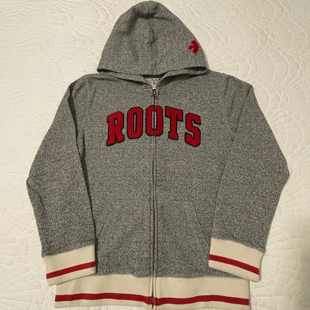 Roots Original Cabin Full Zip Hoodie Size XL